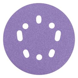 Trend  AB/125/180A 180 Grit 8-Hole Punched Multi-Material Sanding Discs 125mm 10 Pack