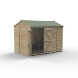 Forest Beckwood 9' 6" x 6' (Nominal) Reverse Apex Shiplap Timber Shed