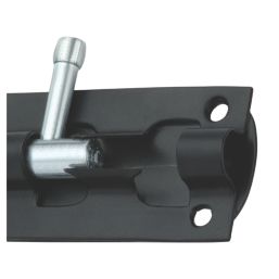 Smith & Locke Adjustable Barrel Gate Bolt Black 102mm
