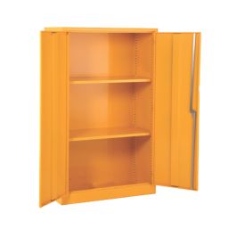 Barton  2-Shelf Hazardous Substance Cabinet Yellow 915mm x 457mm x 1524mm