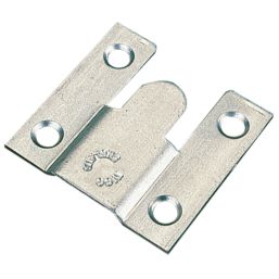 Essentials Flush Mounts Zinc-Plated 35mm x 37mm x 3.75mm 10 Pack