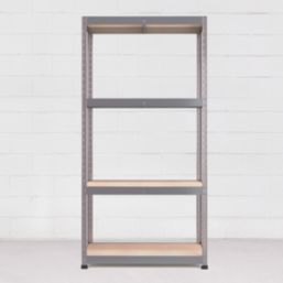 RB Boss  4-Tier Galvanised Steel Shelving 900mm x 400mm x 1800mm