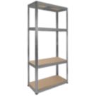 RB Boss  4-Tier Metal Garage Shelving Unit 900mm x 400mm x 1800mm