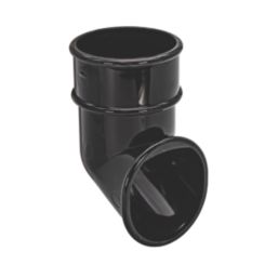 FloPlast  Round Downpipe Shoe Black 68mm