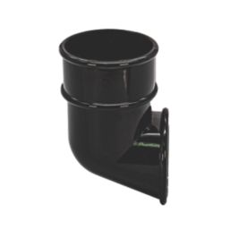 FloPlast  Round Downpipe Shoe Black 68mm