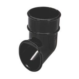 FloPlast  Round Downpipe Shoe Black 68mm