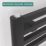 Ximax 677mm x 500mm 928BTU Black Flat Designer Towel Radiator
