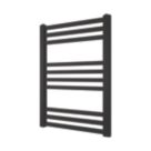 Ximax 677mm x 500mm 928BTU Black Flat Designer Towel Radiator