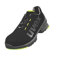 Uvex 85448   Safety Trainers Black / Yellow Size 8