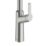 Clearwater Santor SAN20BN Single Lever Tap with Twin Spray Pull-Out Brushed Nickel PVD