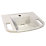 EXOS Accessible Wash Basin 1 Tap Hole 280mm