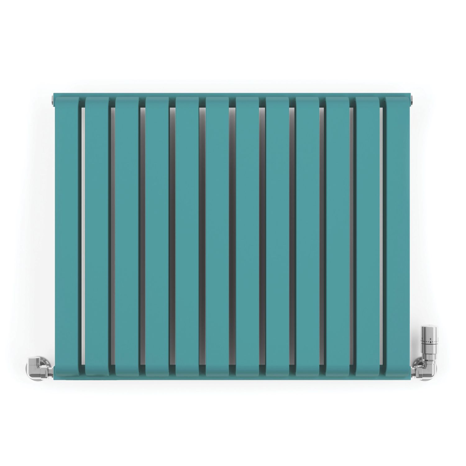 Terma Warp Room 630mm x 785mm 2960BTU Teal Horizontal Designer Radiator (114HE)