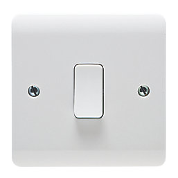 Crabtree Instinct 20A 1-Gang DP Control Switch White with LED