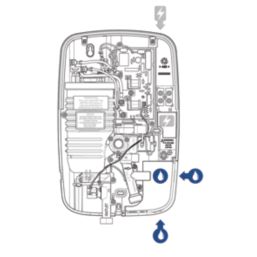 Triton Trance 3 Matte Black 9.5kW  Electric Shower