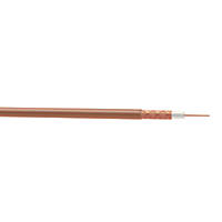 Time GT100 Brown 1-Core Round Coaxial Cable 25m Drum