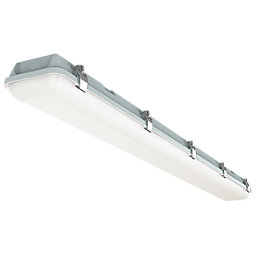 4lite  Twin 6ft Non-Maintained Emergency LED Non Corrosive Batten With Microwave Sensor 73W 7320lm 230V