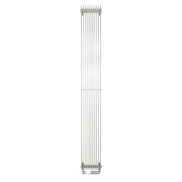 Time Venetian 2000mm x 255mm 5226BTU Matt Chrome Vertical Designer Radiator