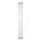 Time Venetian 2000mm x 255mm 5226BTU Matt Chrome Vertical Designer Radiator