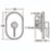 Armitage Shanks Contour 21 Chrome  268mm Lever No Tap Holes Bath Shower Mixer Tap
