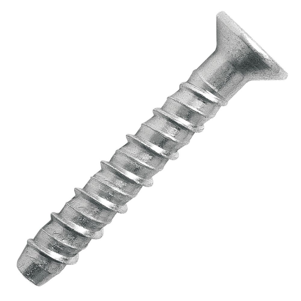 Rawlplug R-LX Countersunk Thread-Cutting Concrete Bolts 7.5mm x 100mm ...