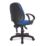 Nautilus Designs Java 300 Medium Back Task/Operator Chair Fixed Arms Blue