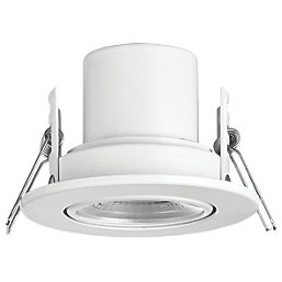 LAP Cosmoseco Tilt  Fire Rated LED Downlight White 5.8W 450lm 10 Pack