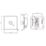 Knightsbridge  1-Gang 2-Way LED Intelligent Dimmer Switch  Polished Brass