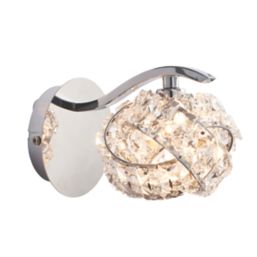 Quay Design Pippa LED Wall Light Chrome 2W 210lm