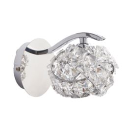 Quay Design Pippa LED Wall Light Chrome 2W 210lm