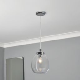Spa Bryn Adjustable Pendant Light Fitting Chrome