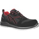 Albatros Clifton Low Size 6  Black/Red  Water-Resistant  Safety Trainers