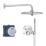 Grohe Grohtherm SmartControl Perfect Rear-Fed Concealed Chrome Thermostatic Shower Set