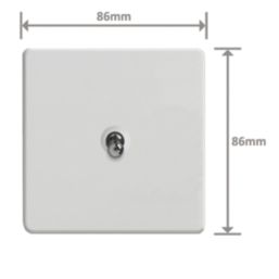 Varilight  10A 1-Gang 2-Way Light Switch  Paintable