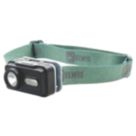 Elwis Glow For You H150   LED Headtorch Black & Green 150lm