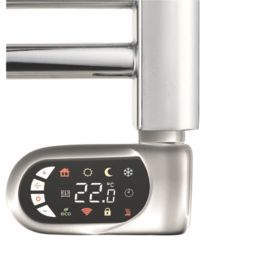 Towelrads  300W Chrome Towel Radiator Smart Heating Element
