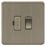 Knightsbridge Screwless 13A Switched Fused Spur  Antique Brass