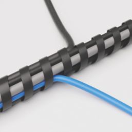D-Line 10-40mm Black Cable Tidy Wrap 2.5m