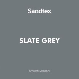 Sandtex 10Ltr Smooth Slate Grey Masonry Paint