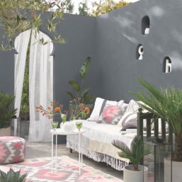 Sandtex 10Ltr Smooth Slate Grey Masonry Paint