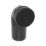 FloPlast  Solvent Weld 90° Single Socket Soil Bend Black 110mm
