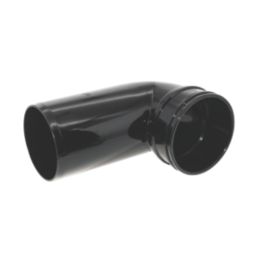 FloPlast  Solvent Weld 90° Single Socket Soil Bend Black 110mm