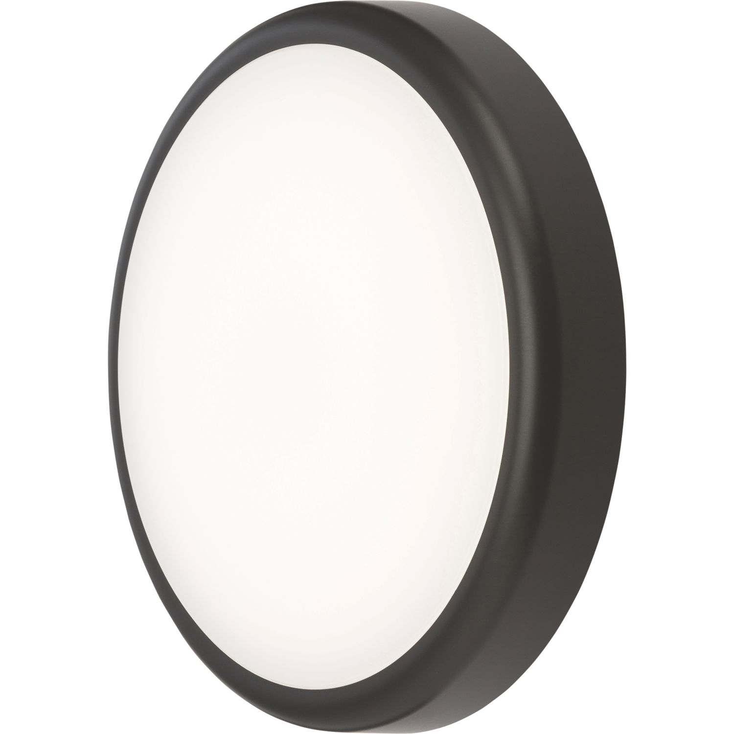 Knightsbridge BT14ACTB Indoor & Outdoor Round LED CCT Adjustable Bulkhead Black 14W 1130 - 1260lm (115GA)