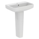 Ideal Standard i.life S Washbasin & Pedestal 1 Tap Hole 600mm