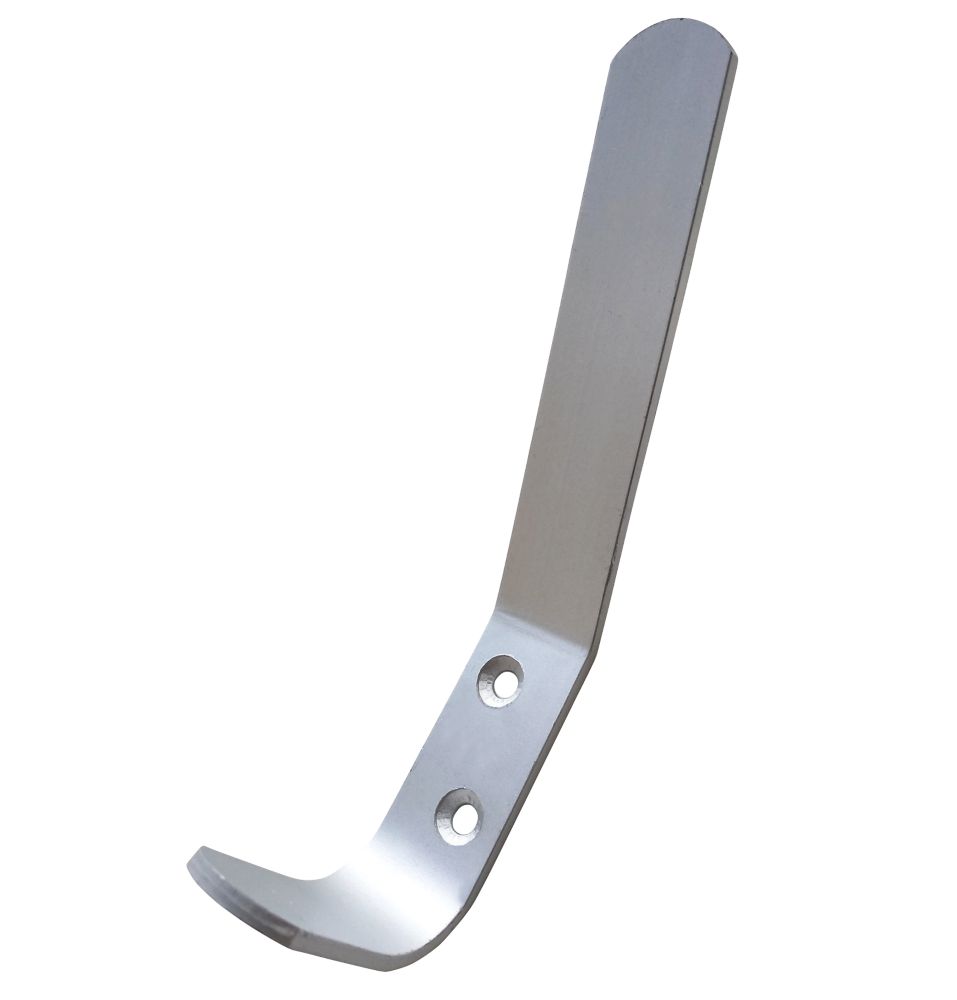 Smith Locke Hat Coat Hooks Satin Anodised Aluminium 130mm 5