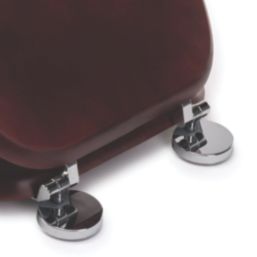 Croydex Davos  Toilet Seat Pine Mahogany