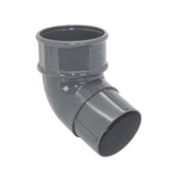 FloPlast  112.5° Round Offset Bend Anthracite Grey 68mm
