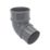FloPlast  112.5° Round Offset Bend Anthracite Grey 68mm