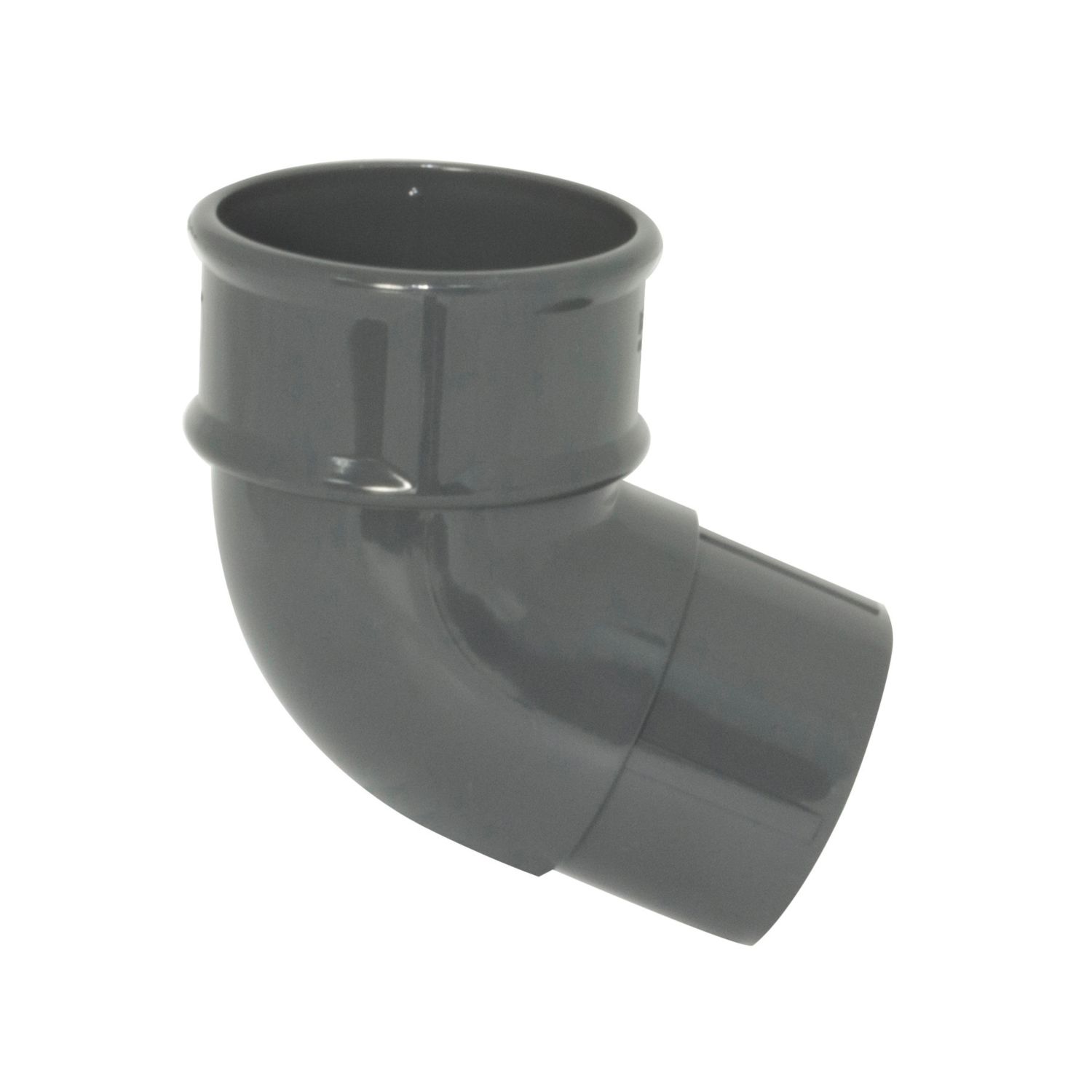 FloPlast 112.5° Round Offset Bend Anthracite Grey 68mm (115KJ)