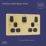 LAP  13A 2-Gang SP Switched Socket + 3A 22W 2-Outlet Type A & C USB Charger Satin Brass with Black Inserts