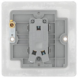 LAP  20A 16AX 1-Gang 2-Way Toggle Switch  Brushed Stainless Steel